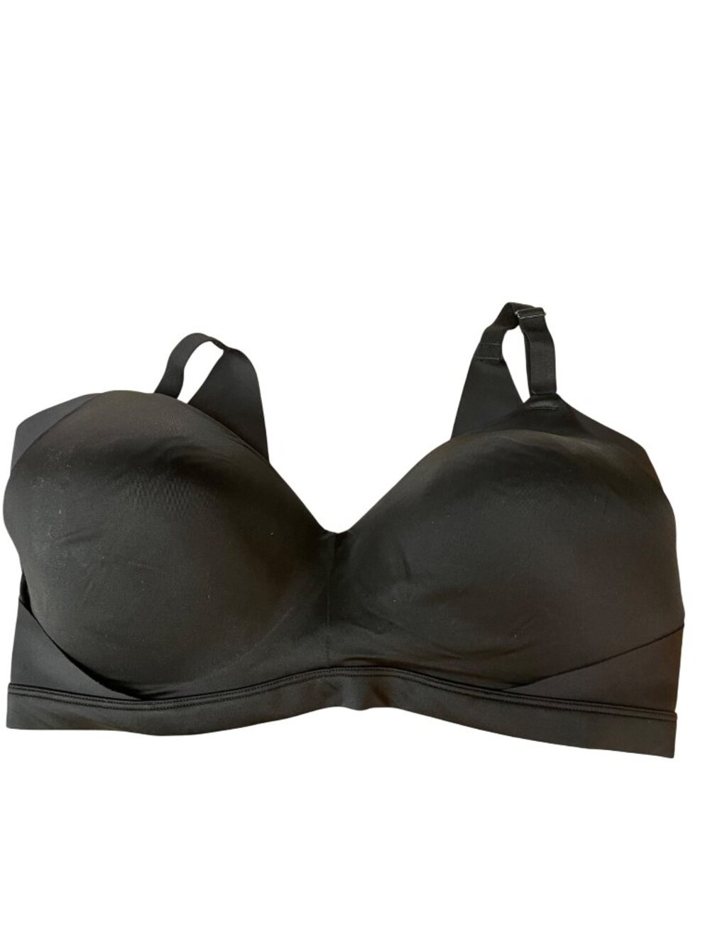 Warners No Side Effects Underarm Back Smoothing Comfort Wireless T-Shirt Bra XL